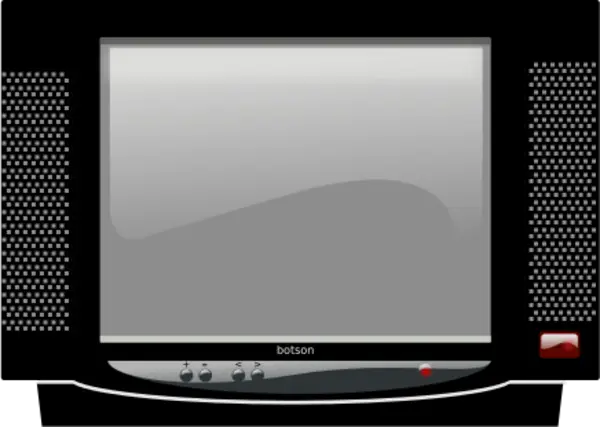 Retro-Style Television Graphic