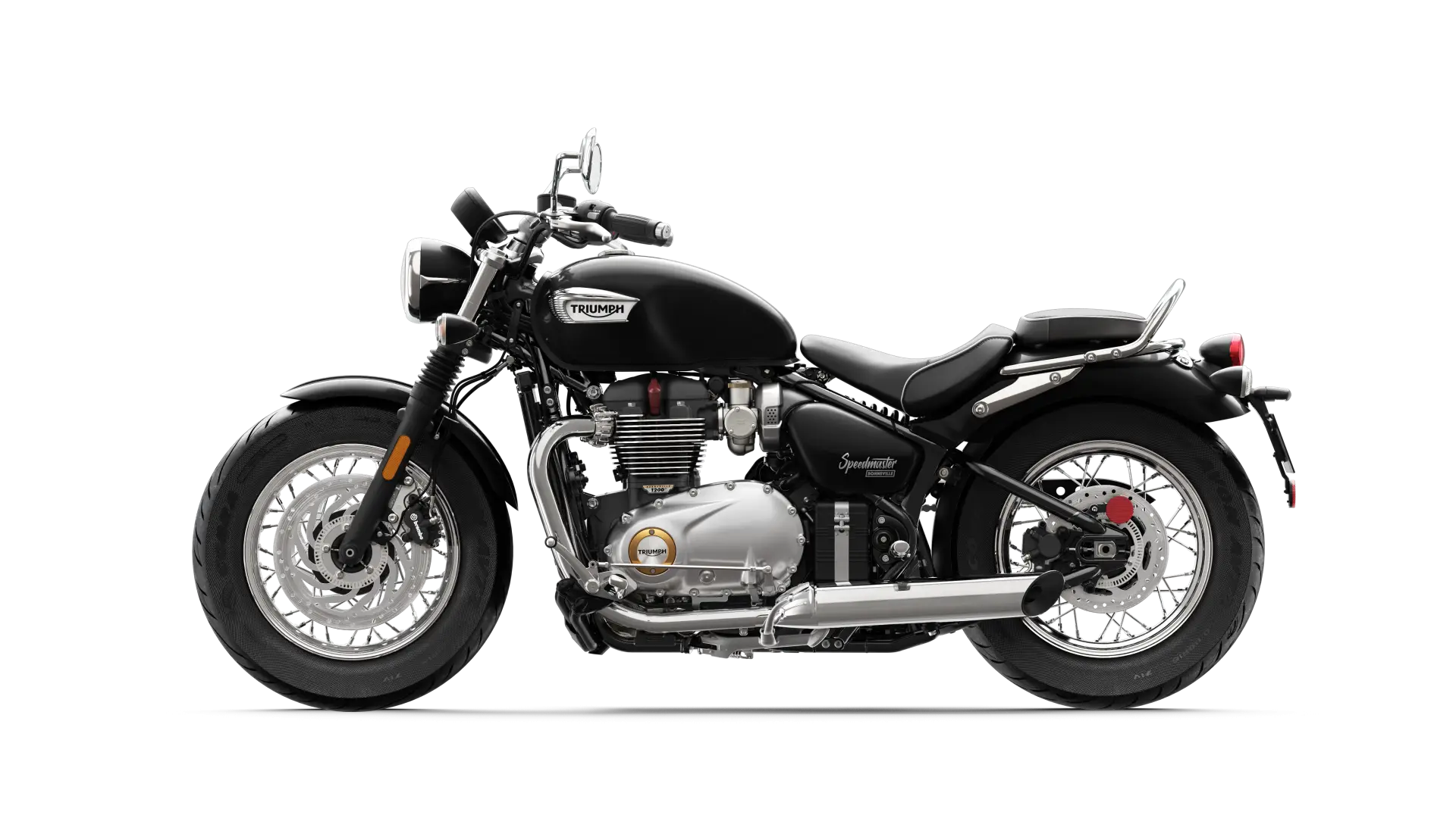 Black Classic Motorcycle