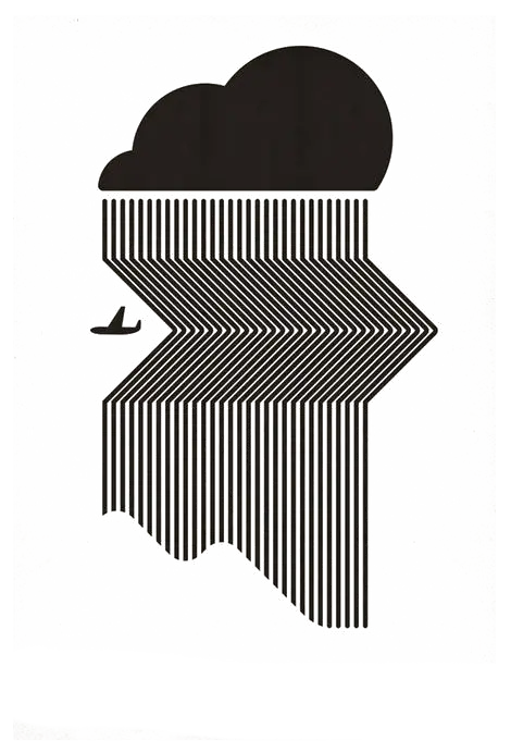 Optical Illusion with Black Lines