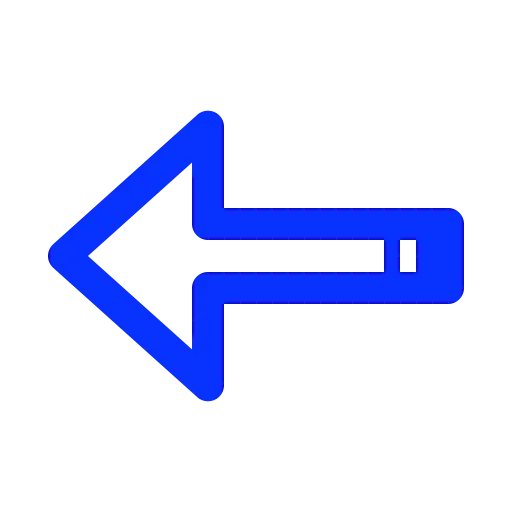 Blue Left Arrow
