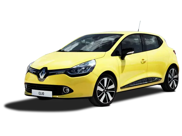 Yellow Renault Car Illustration