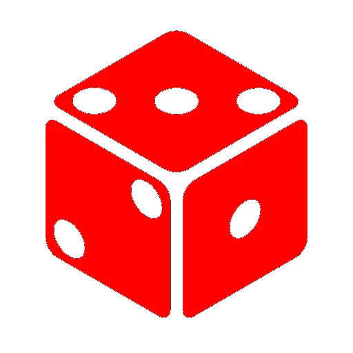 Red Dice Cube Illustration