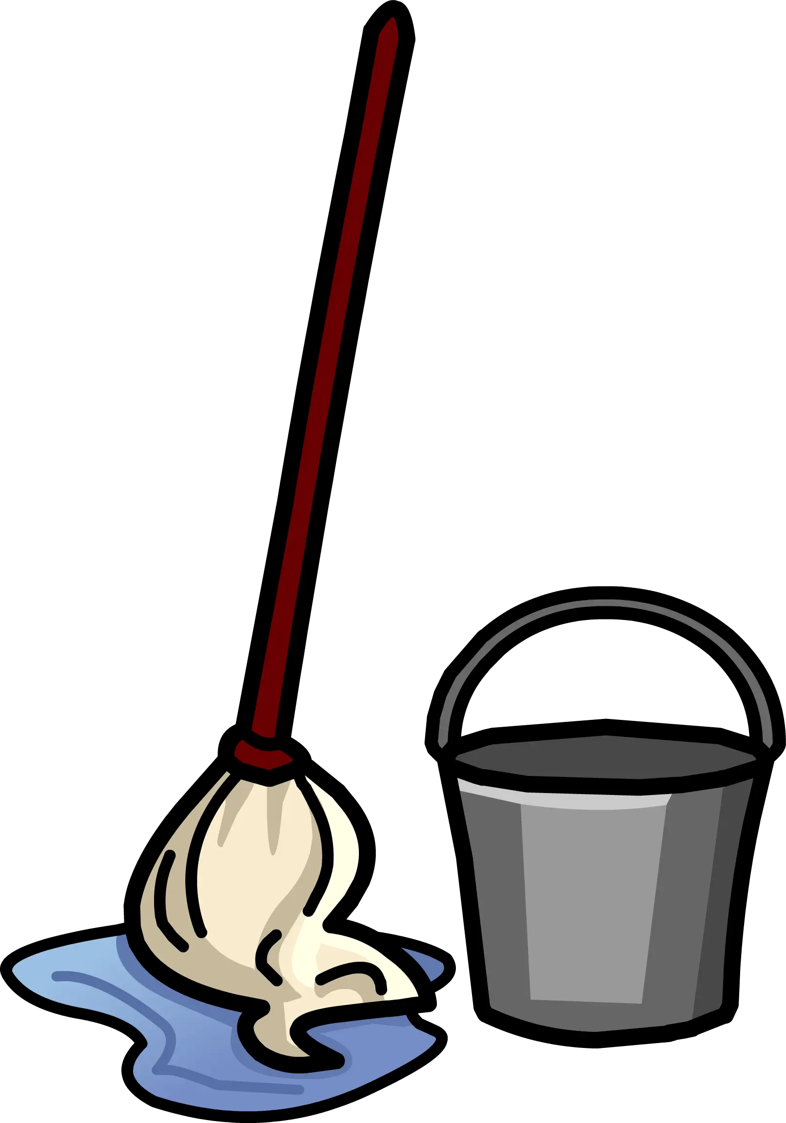 Mop and Bucket for Cleaning