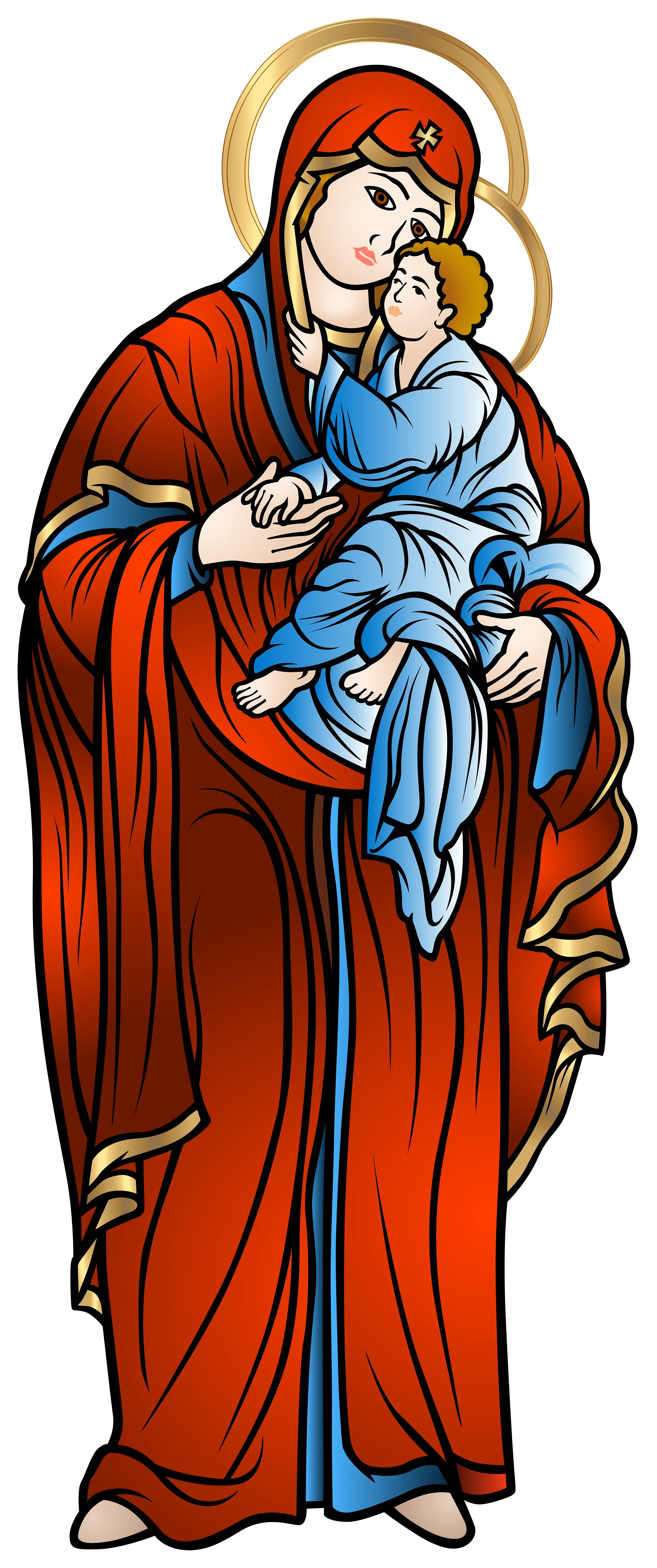 Madonna and Child Religious Icon