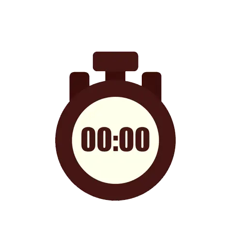 Stopwatch Showing Zero Seconds