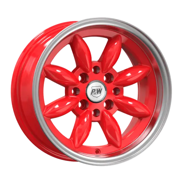 Red Car Alloy Wheel Design