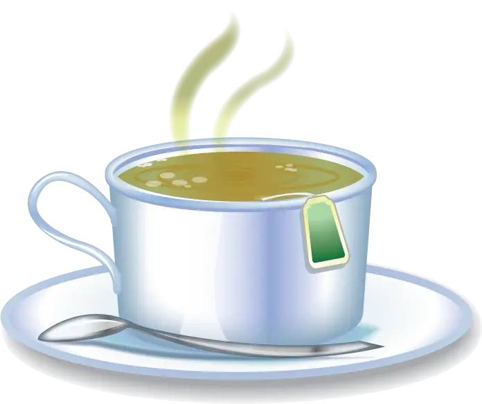 Hot Tea Cup with Steam