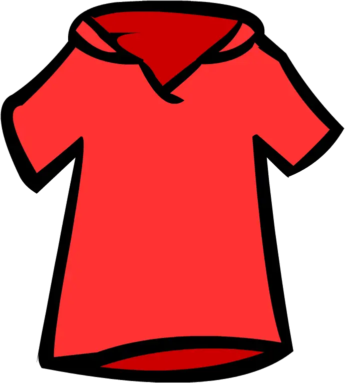 Red T-Shirt Cartoon Illustration