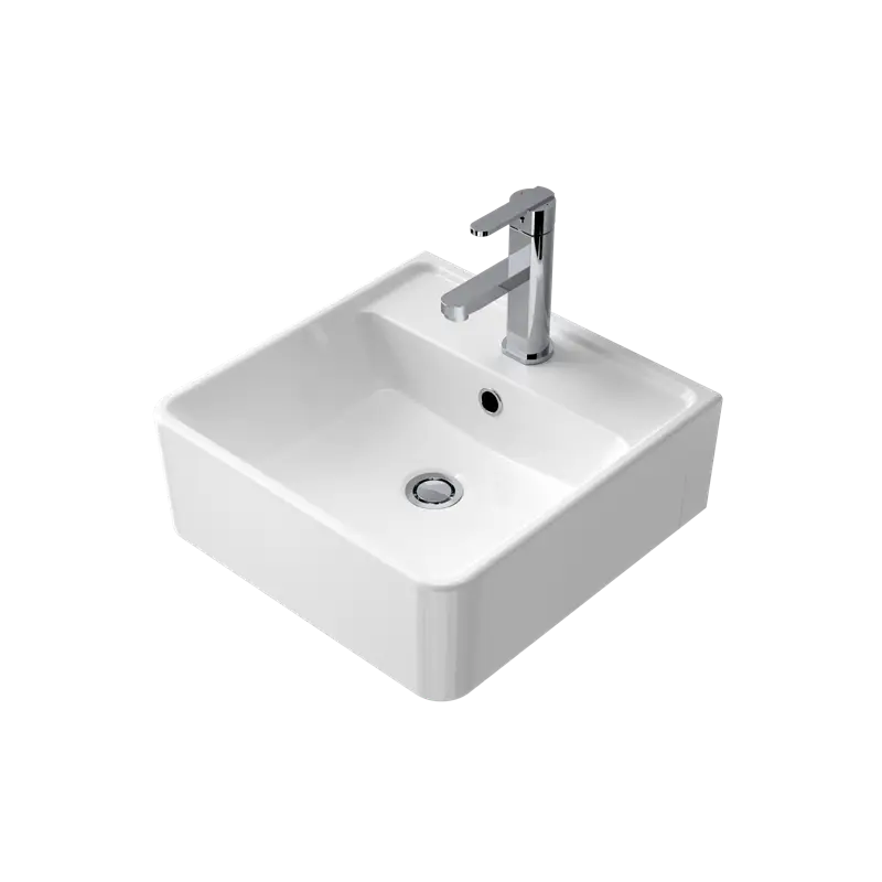 Modern Square White Sink
