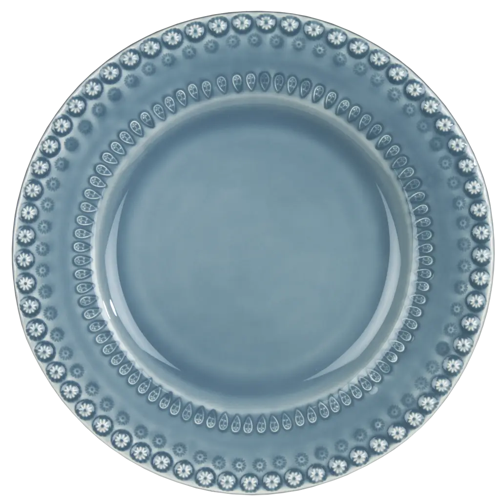 Blue Ceramic Decorative Plate