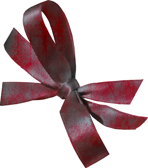 Red Ribbon Bow Illustration
