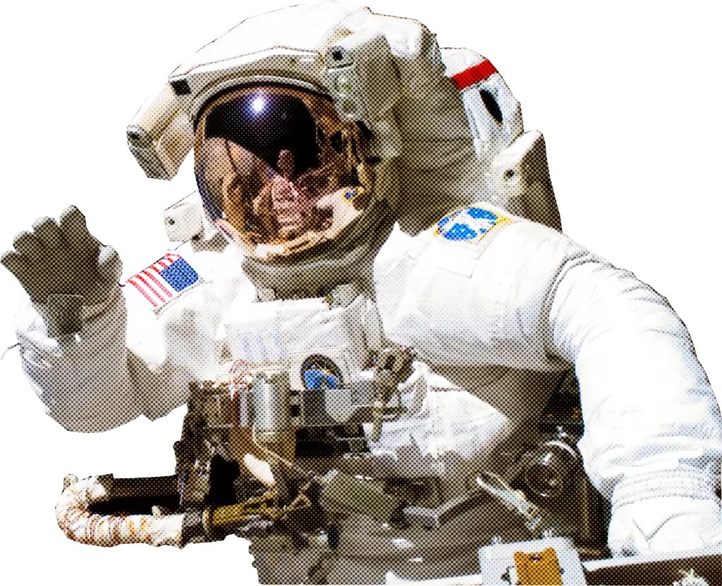 Astronaut in Space Exploration Gear