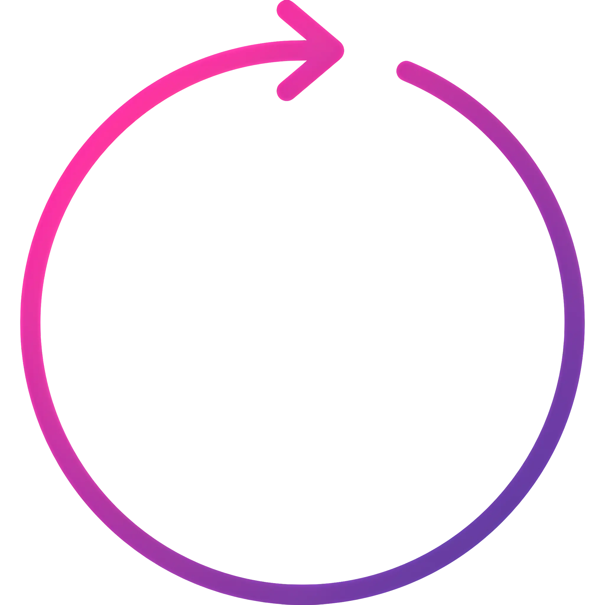 Gradient Circular Arrow Icon