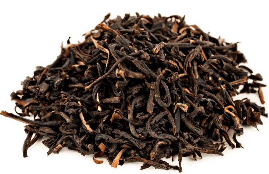 Pile of Loose Black Tea Leaves