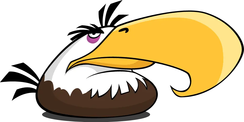 Cartoon Bird with Large Beak