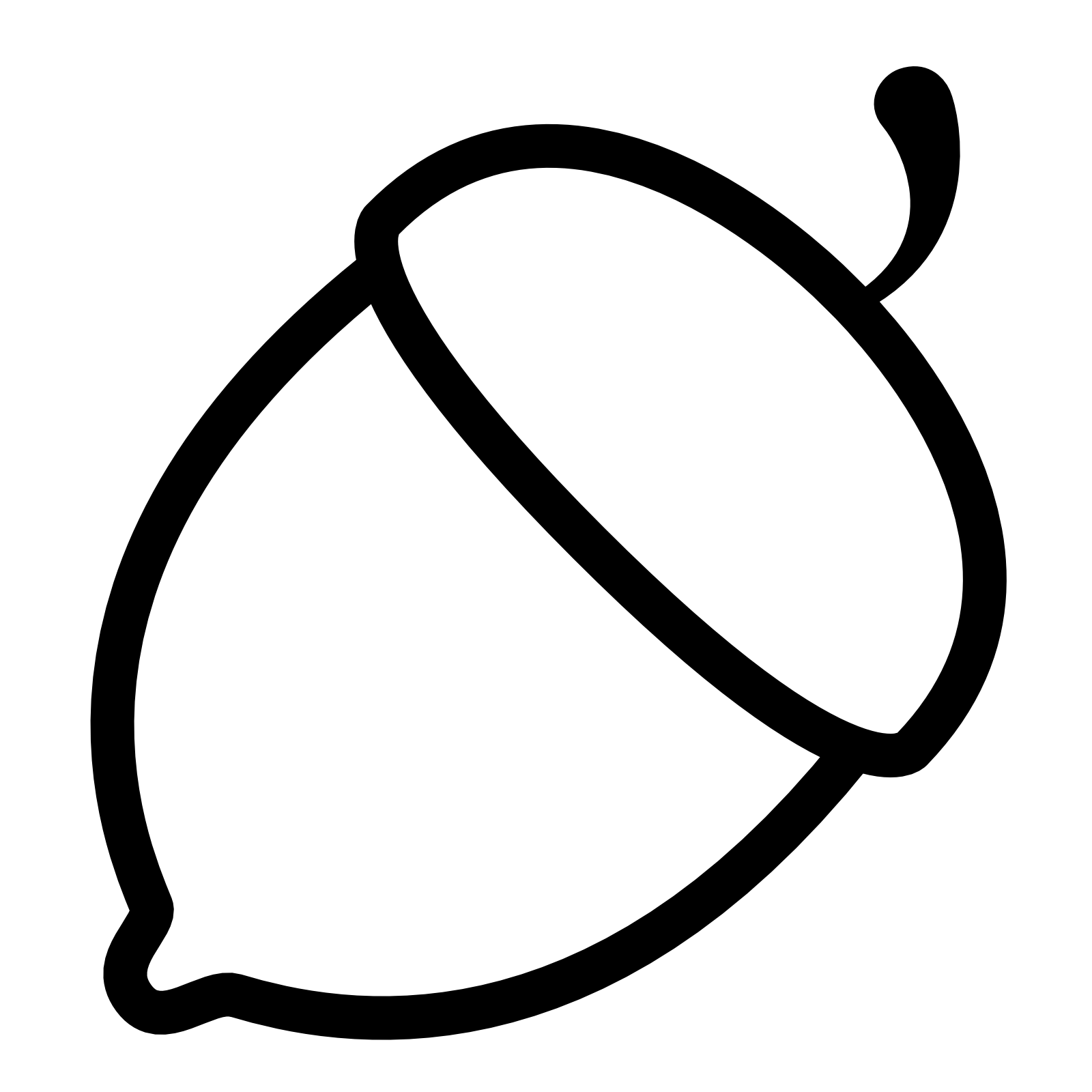 Acorn Outline Design