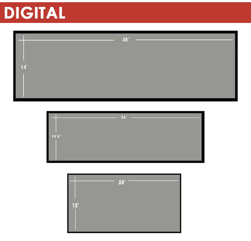 Gray Digital Banner Template Sizes