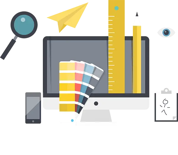 Flat Design of Graphic Design Tools