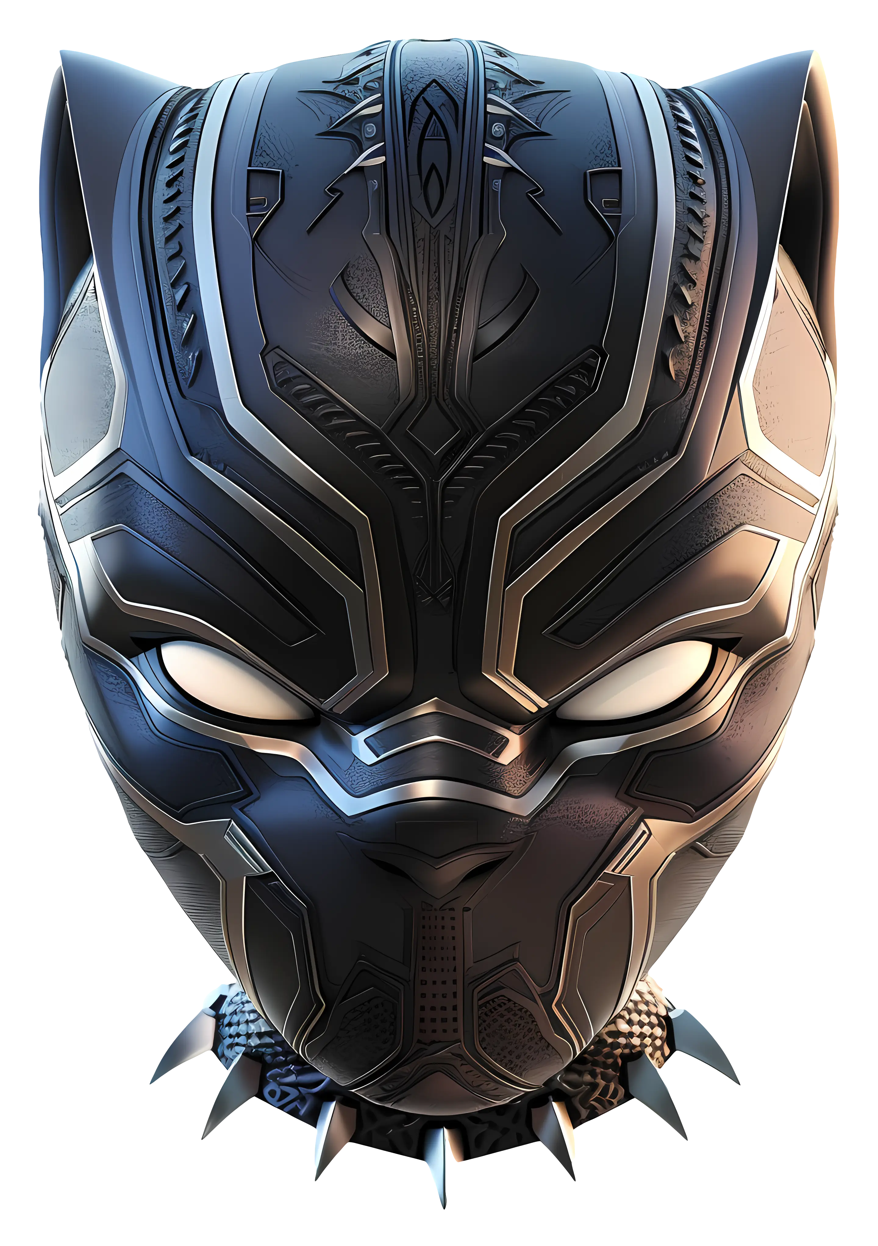 Black Panther Mask Close-up