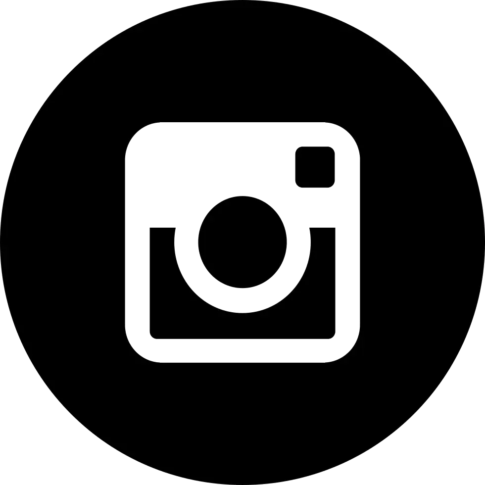 Black and White Instagram Logo