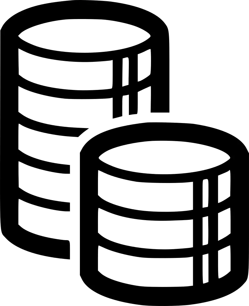 Stack of Black Coins as Financial Icon