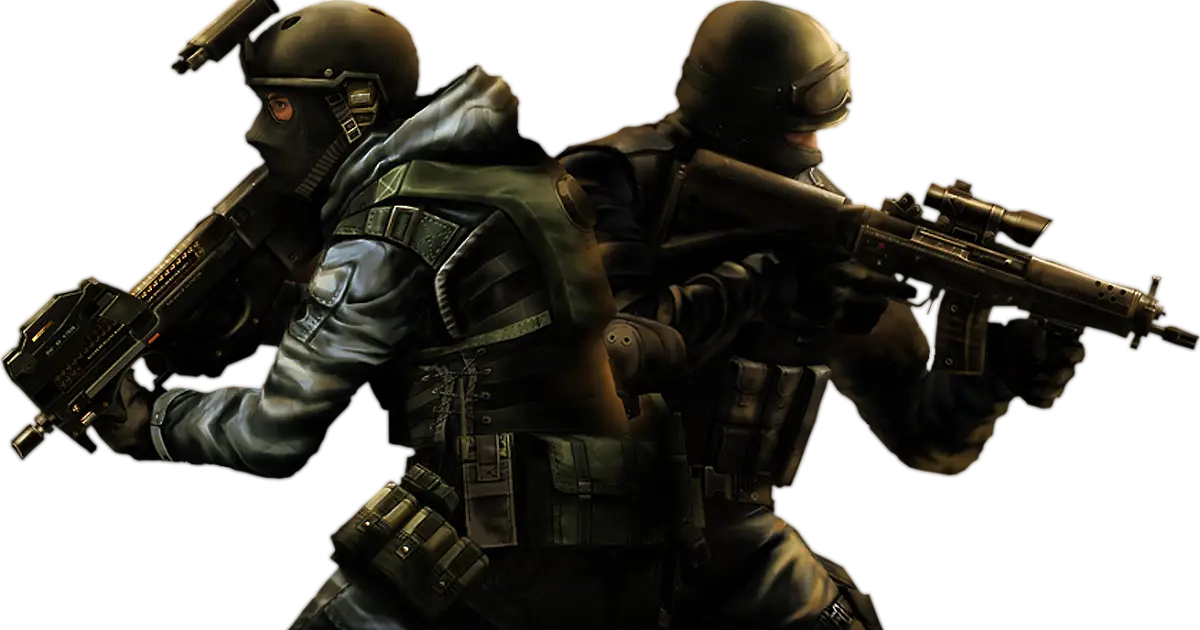 Armed Soldiers in Tactical Gear