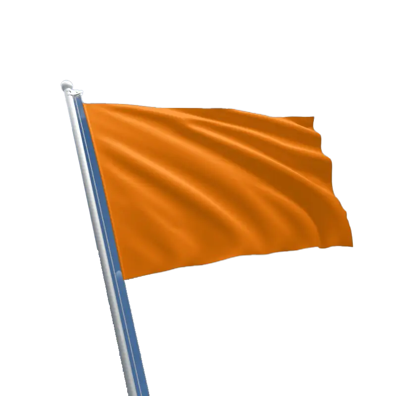 Orange Flag Illustration