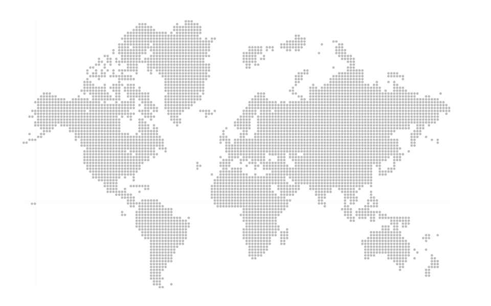 Grayscale Dotted World Map Illustration