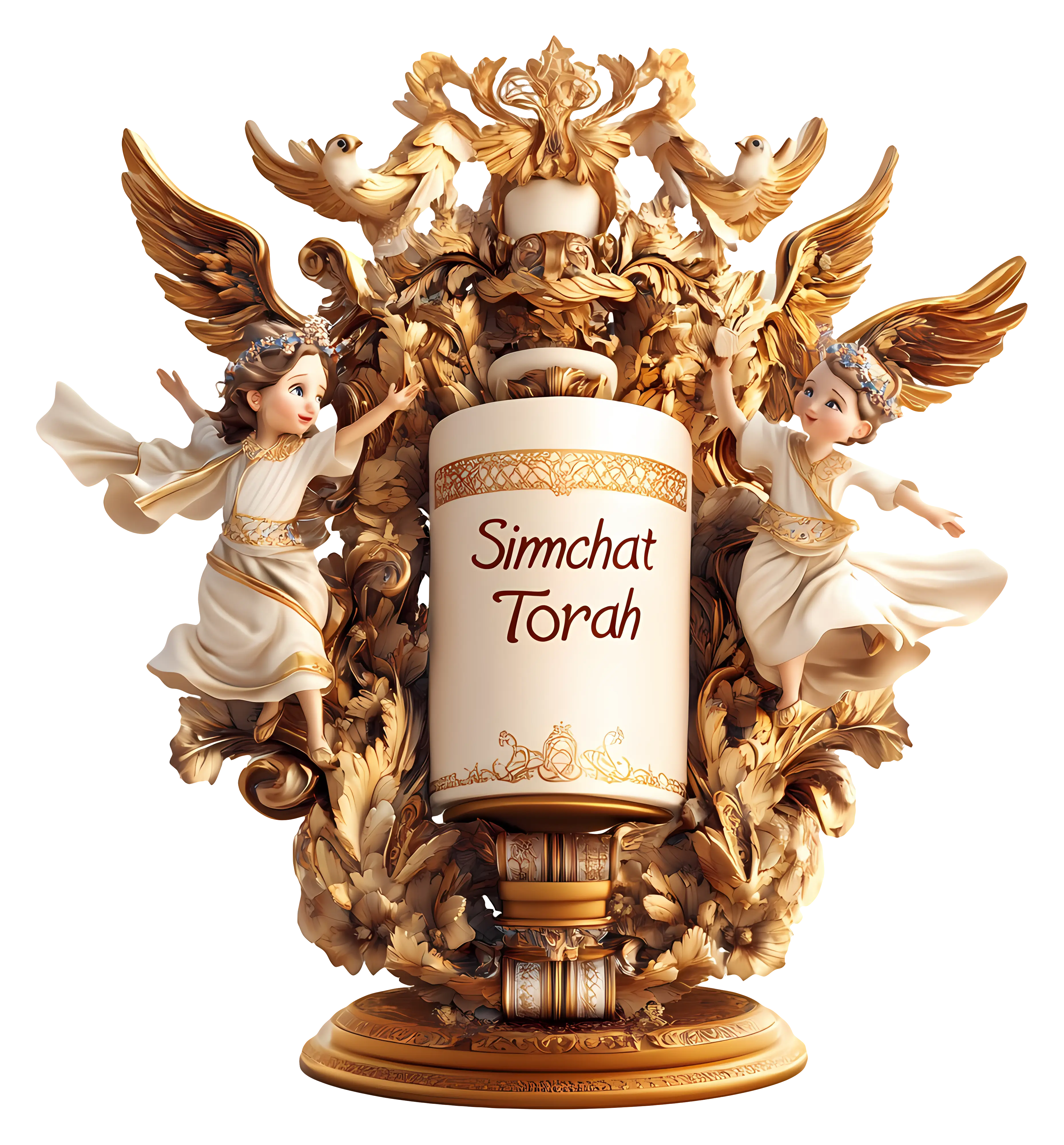 Simchat Torah Decorative Scroll