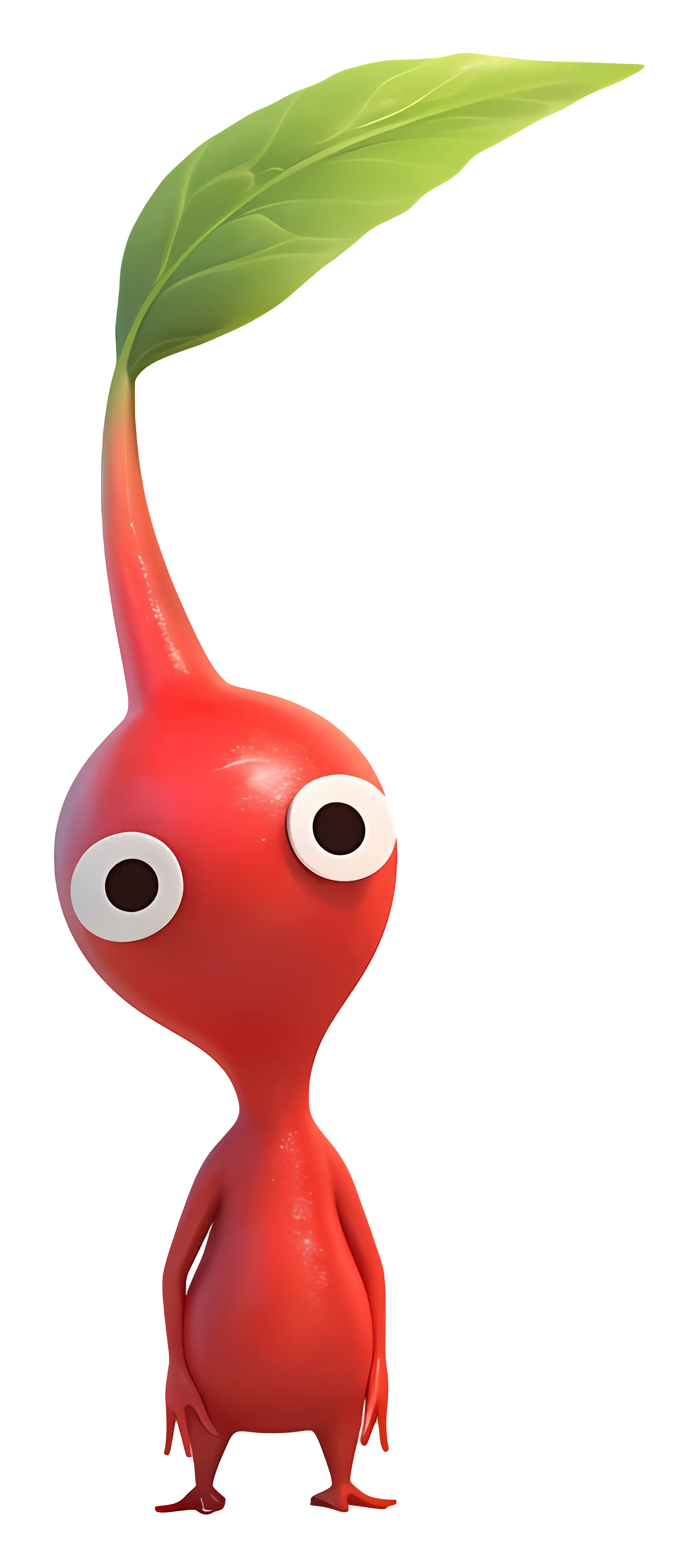 Red Creature with Leaf