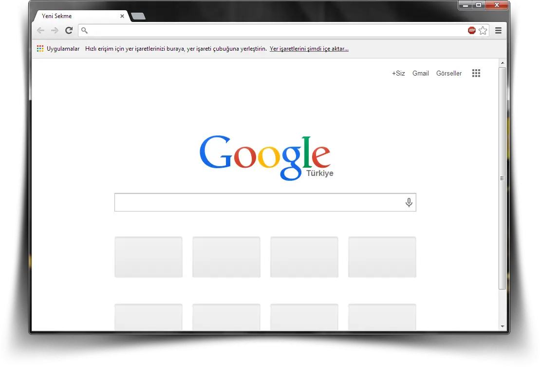 Google Browser Interface