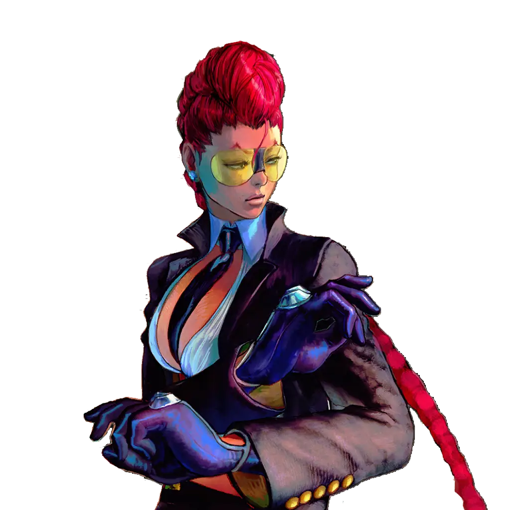 Animated Female Character in Suit