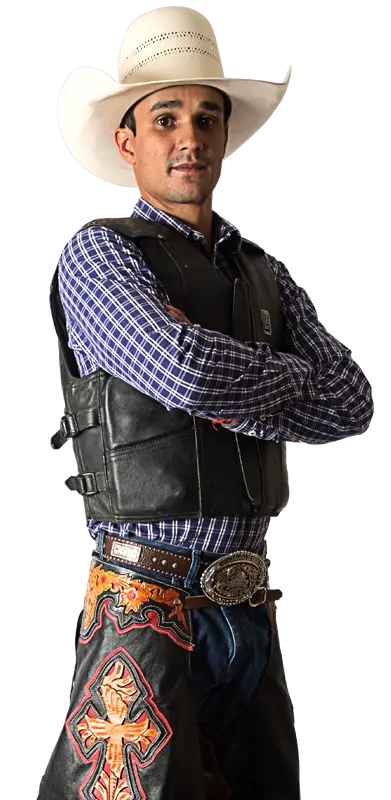 Cowboy in Western Outfit