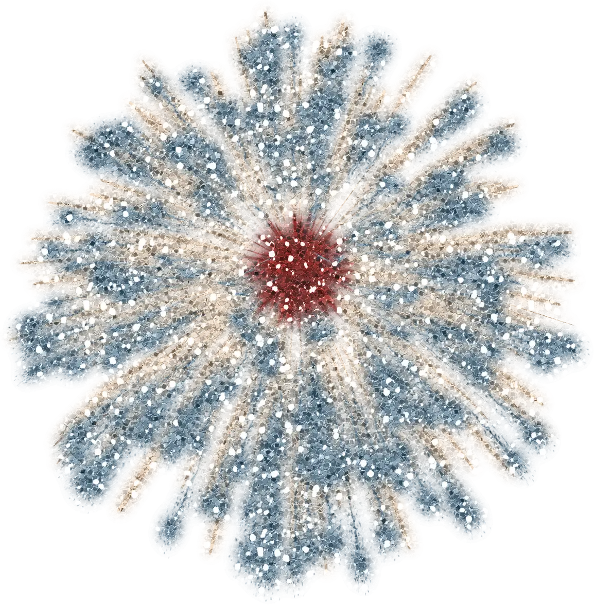 Sparkling Fireworks Explosion Design