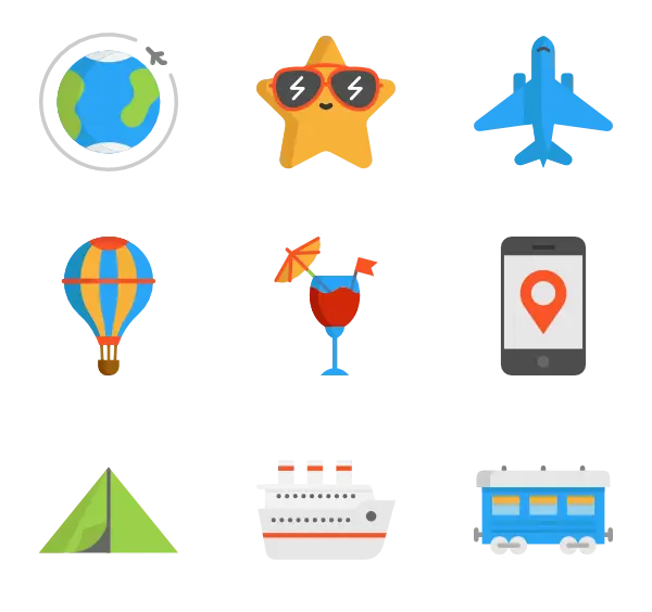 Travel and Adventure Icons