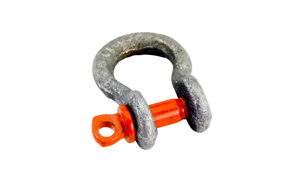 Metal Shackle with Red Pin for Industrial Use