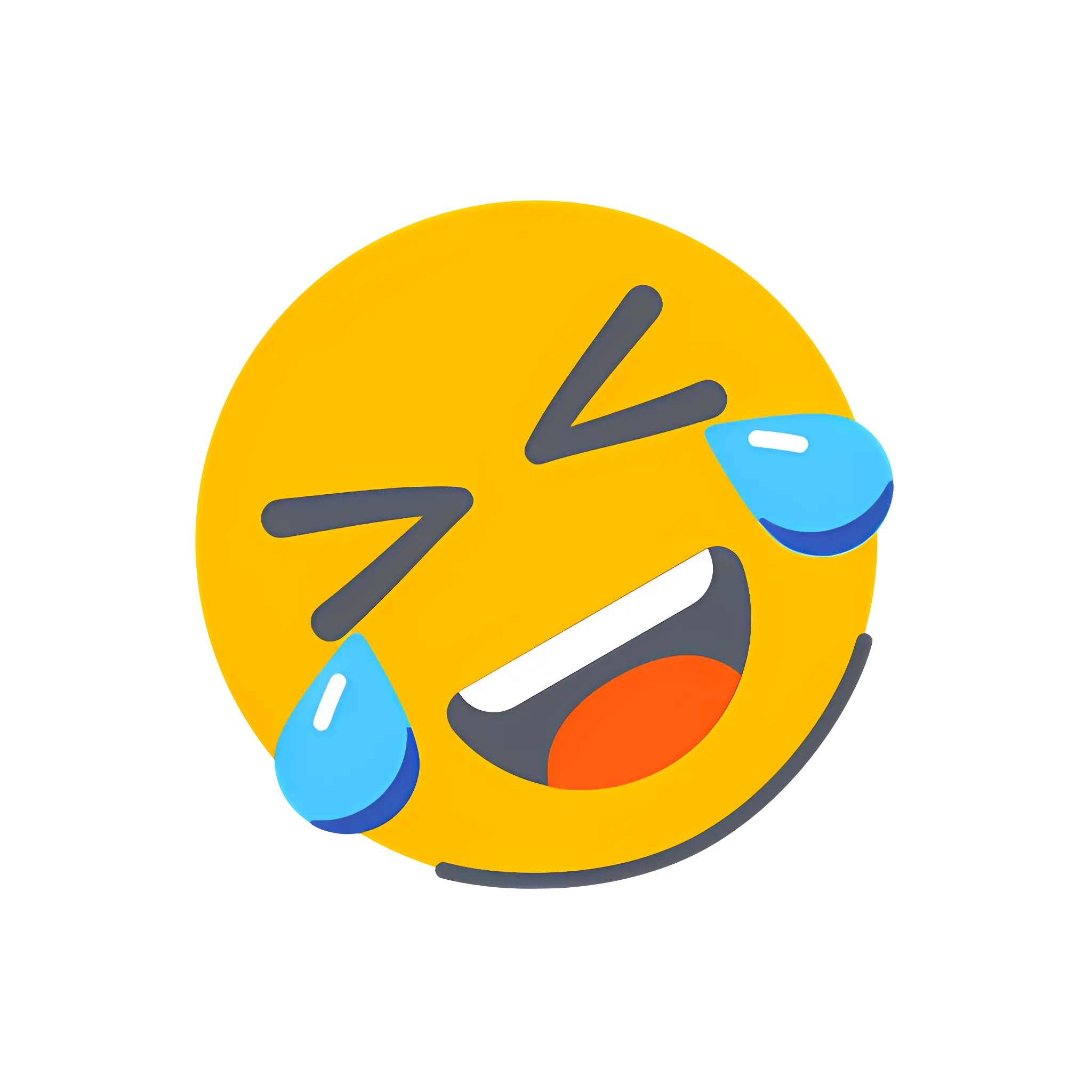Laughing Face Emoji with Tears of Joy