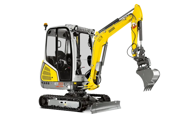 Yellow Excavator with Hydraulic Arm