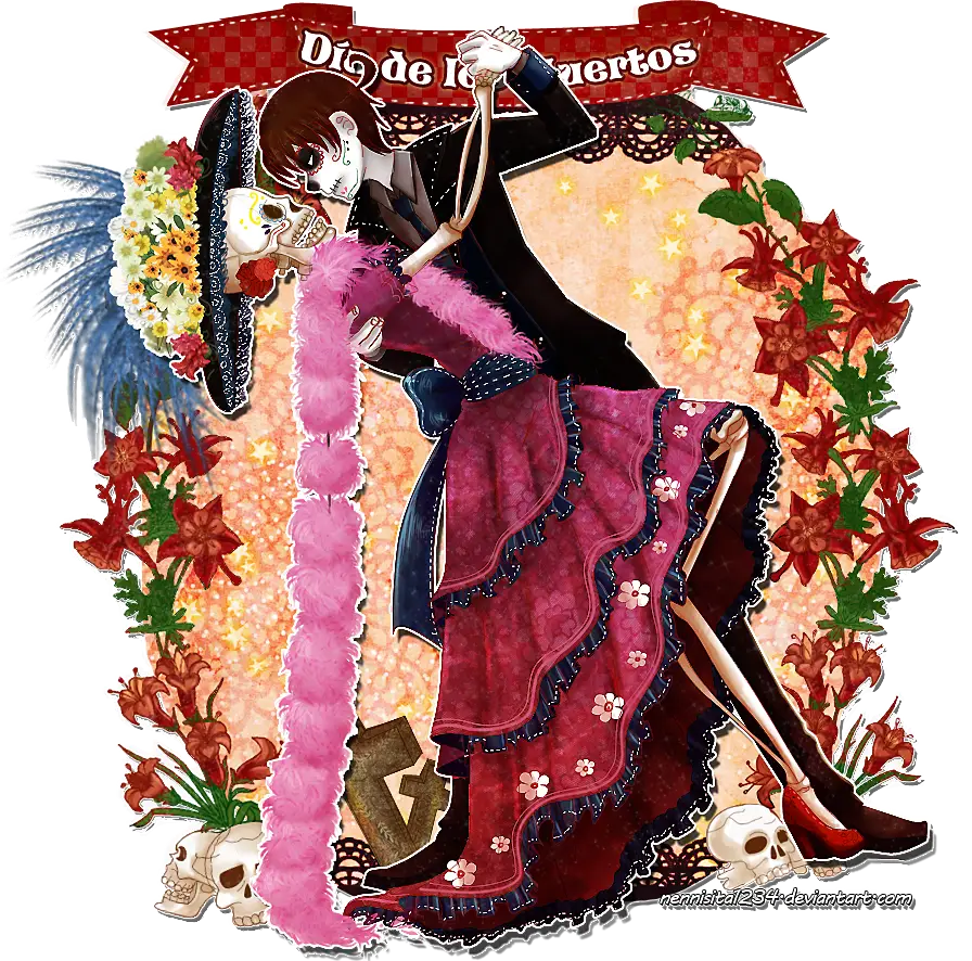 Día de los Muertos Dancing Skeletons