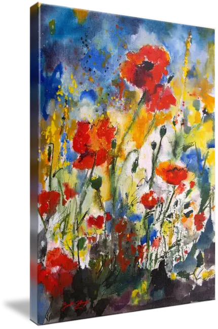 Beautiful Colorful Flower Canvas Painting