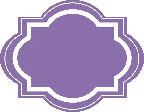 Purple Decorative Frame Design