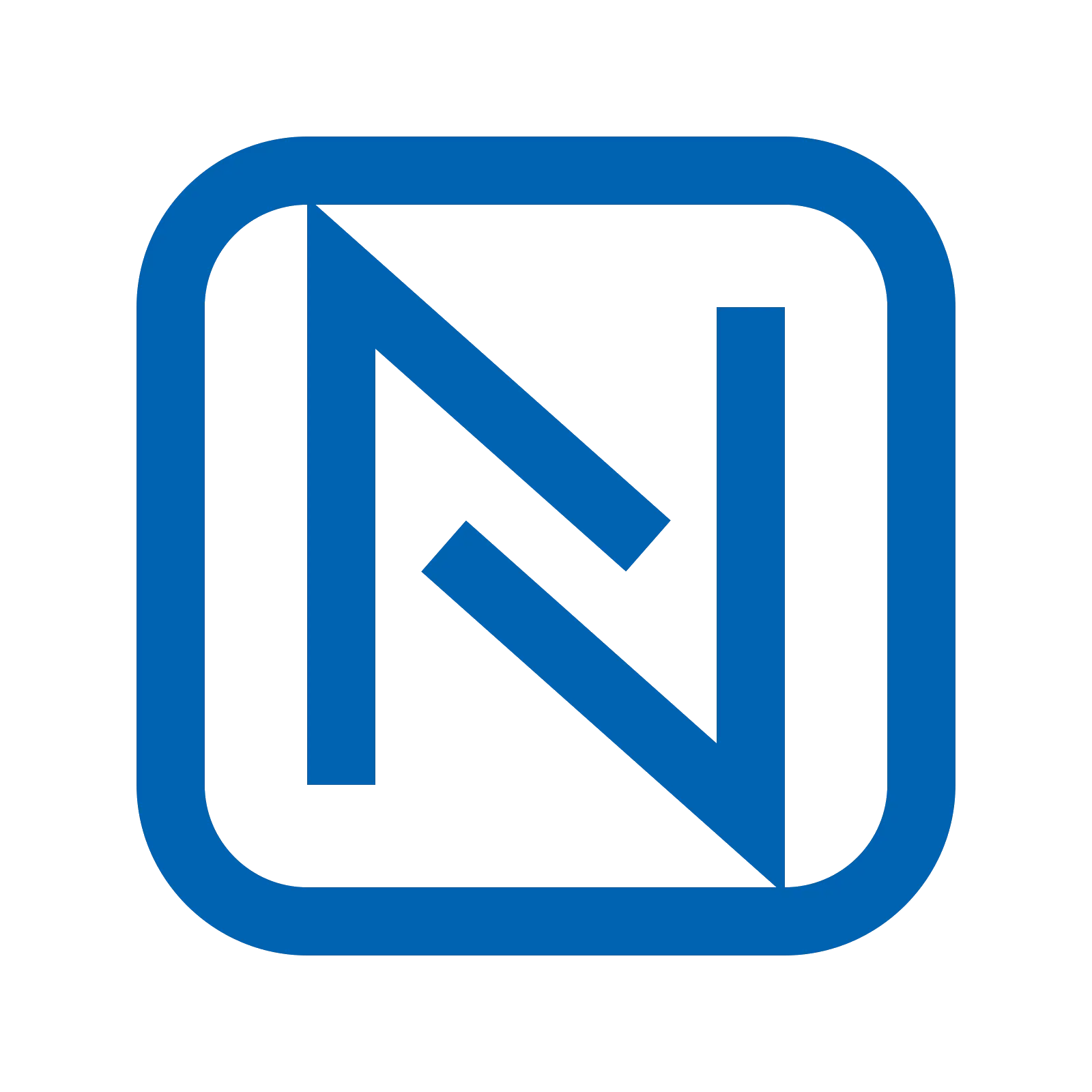 Blue Geometric Logo