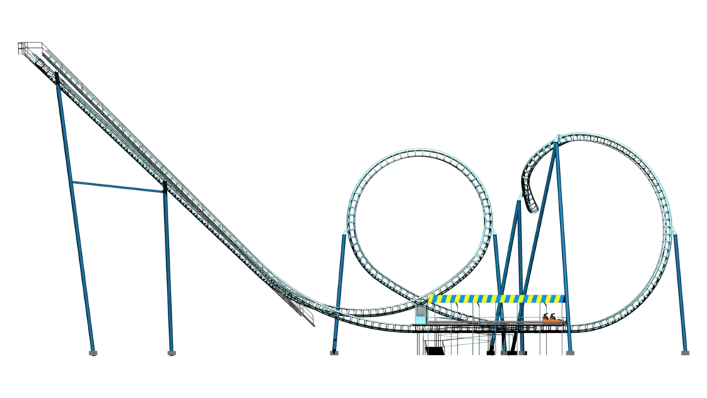 Roller Coaster with Loop