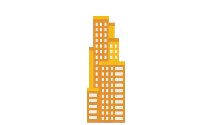 Tall Yellow Building