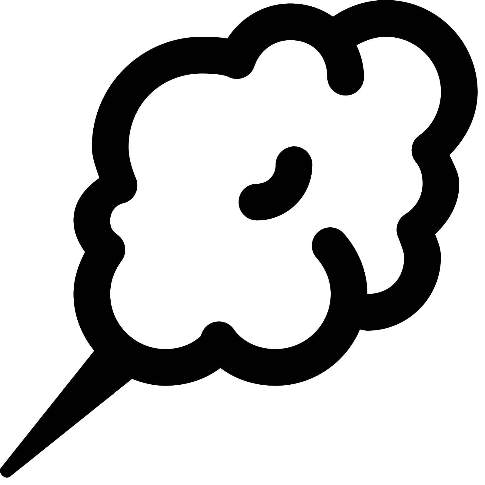 Speech Bubble Icon Outline for Communication
