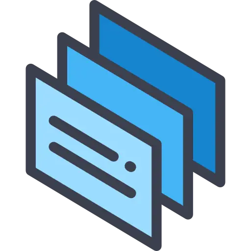 Modern Icon Stack Interface Design