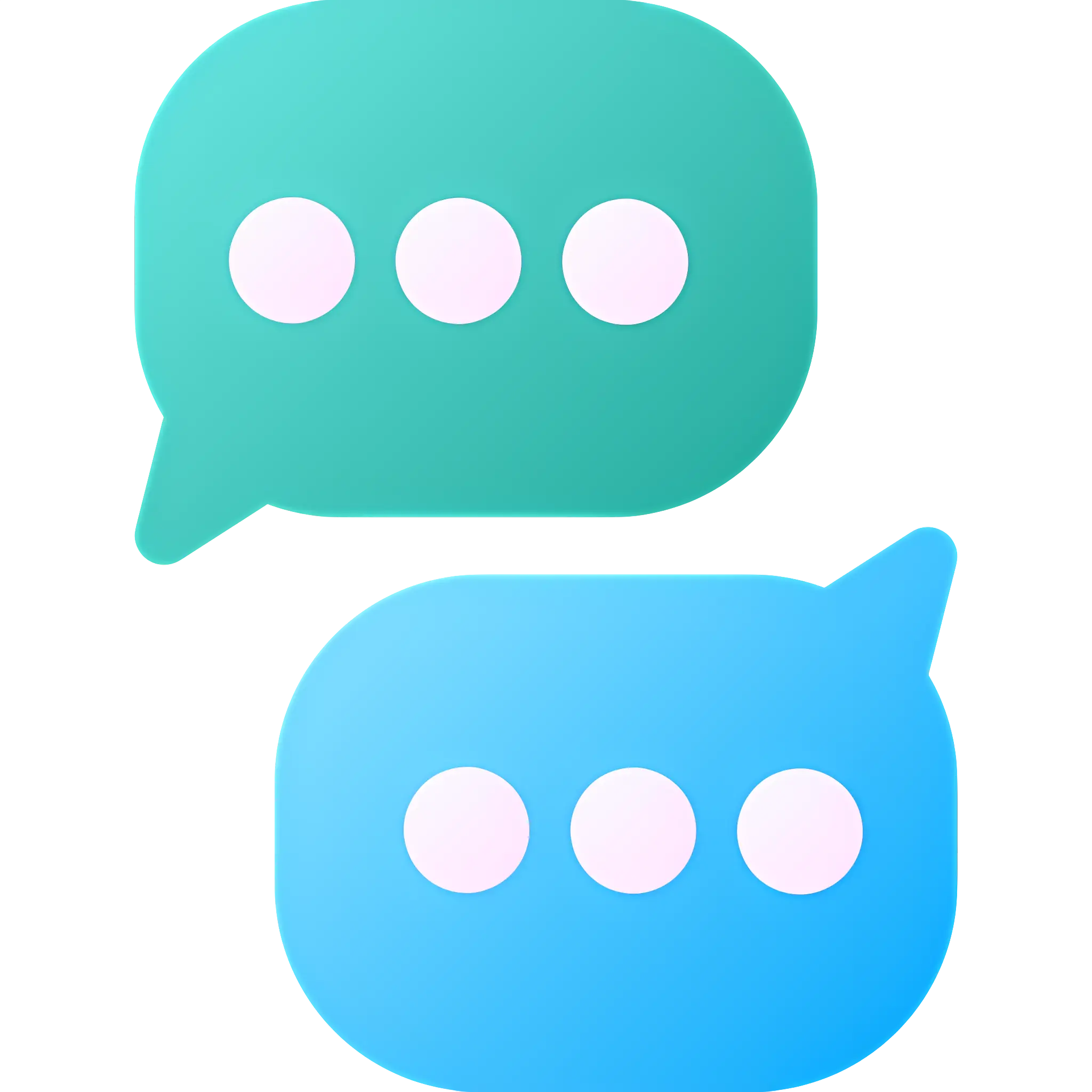 Chat Bubbles Icon for Communication