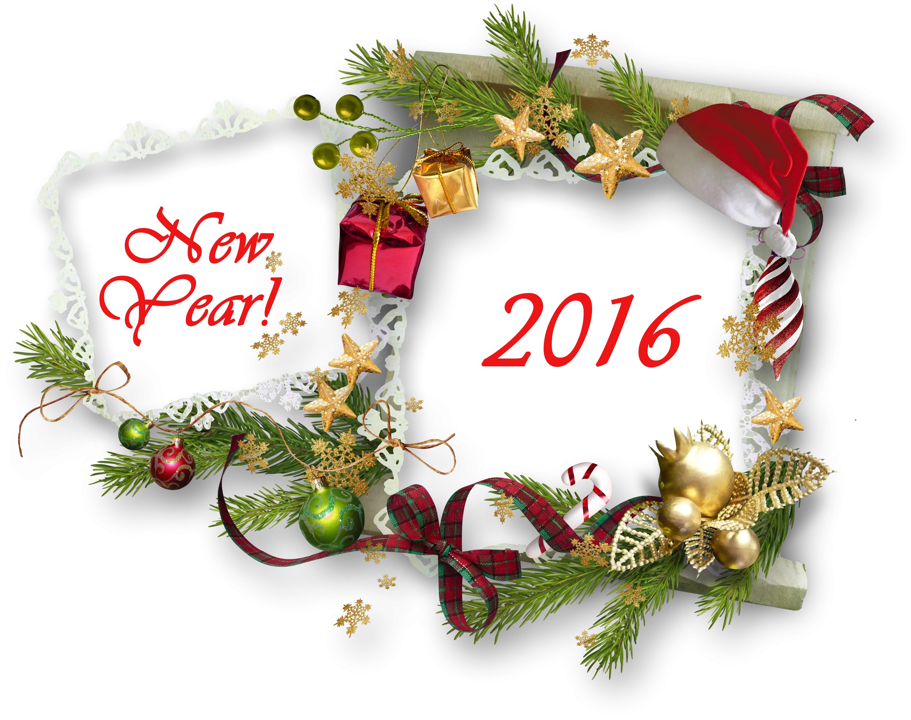 New Year 2016 Festive Decorations