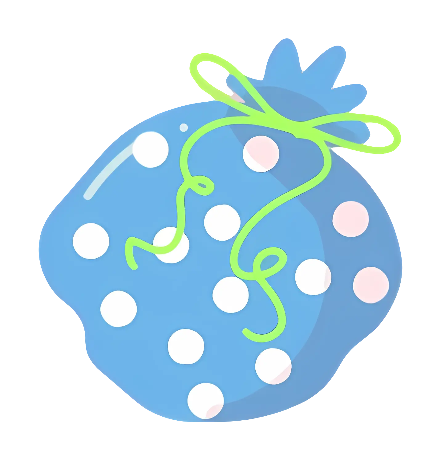 Blue Polka Dot Gift Bag