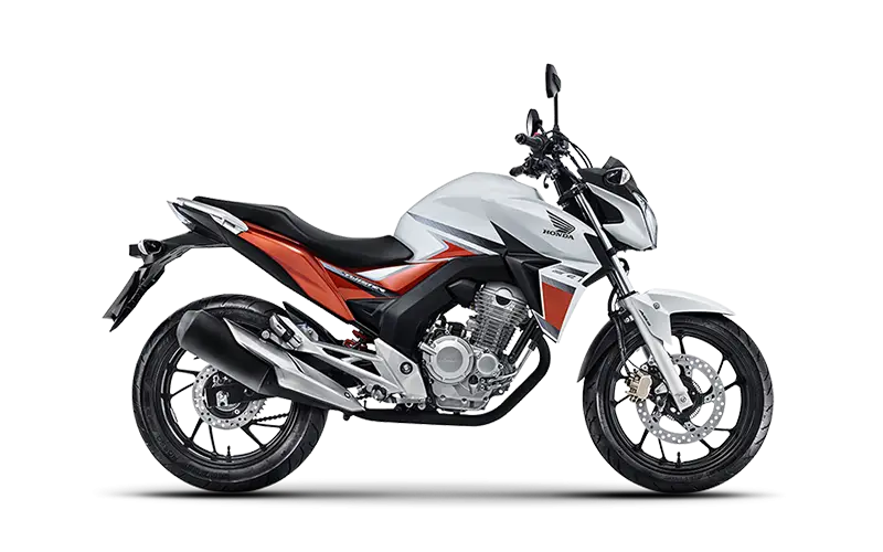 White and Red Sport Motorcycle
